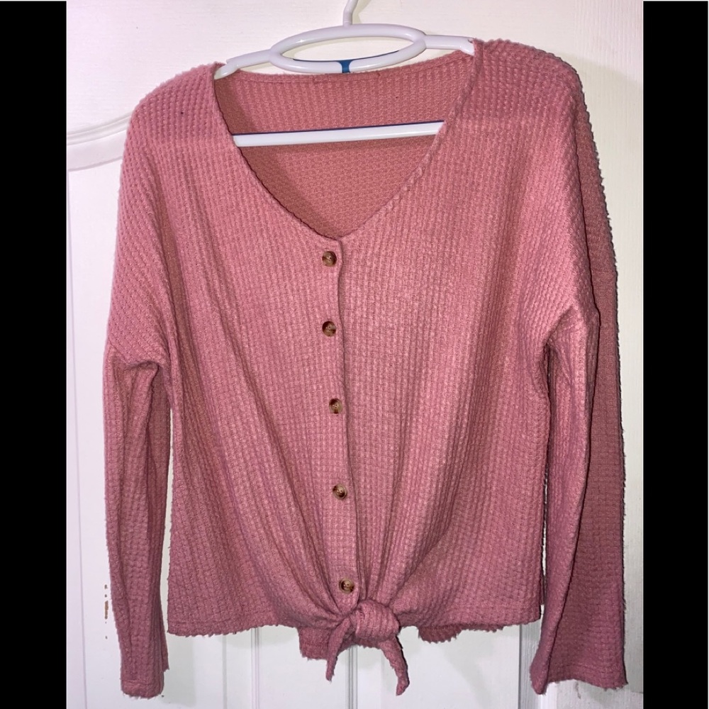 Soft knit sweater Mauve